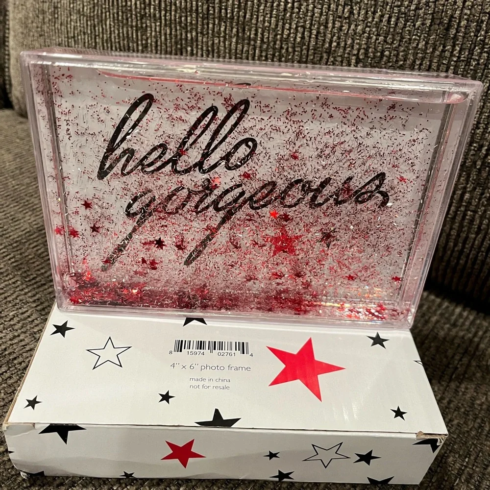 Glittery 'Hello Gorgeous' Photo Frame See Video